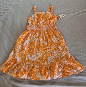 Cat & Jack girls size 8 floral dress with pockets NWT